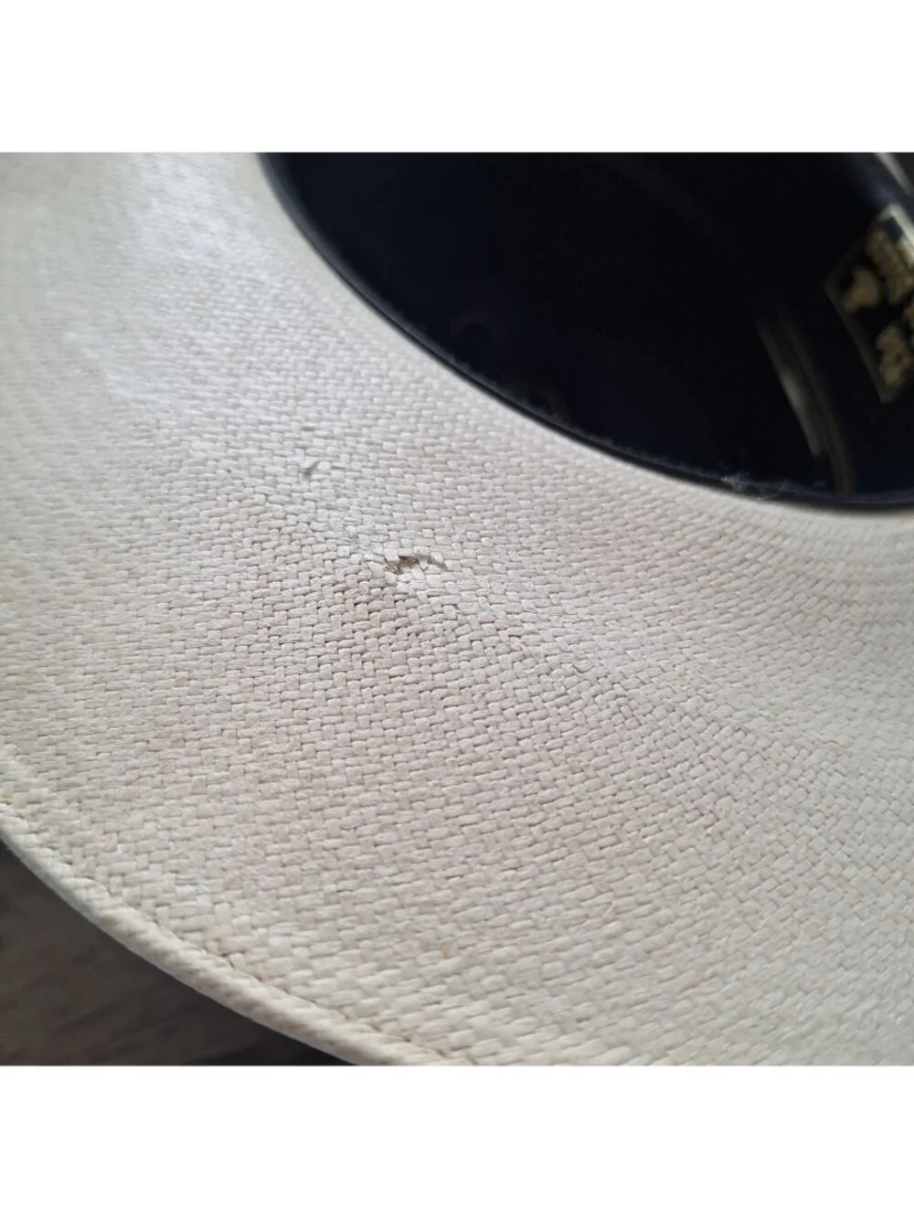 💙 Larry Mahan Women's Natural Straw Texas Themed Burnt Hat Size 7 Western Costa